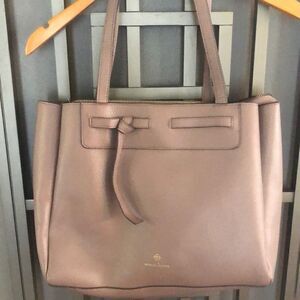 Nanette Lepore Mauve medium tote bag.